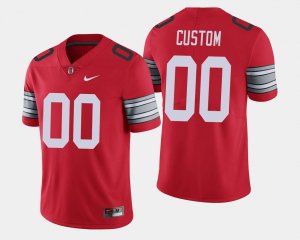 NCAA Ohio State Buckeyes Men's #00 Customized 2018 Spring Game Limited Scarlet Nike Football College Jersey UGH5745LO